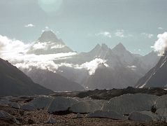 23 Gasherbrum IV, Gasherbrum II, Gasherbrum VII, Gasherbrum Twins, Gasherbrum V and Gasherbrum VI From Goro II
